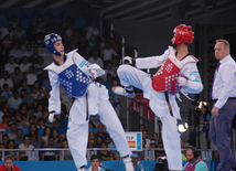 Bakı 2015 I Avropa Oyunları çərçivəsində taekvondo yarışları. Azərbaycan, 16 iyun 2015